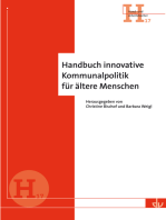 Handbuch innovative Kommunalpolitik für ältere Menschen: Hand- und Arbeitsbücher (H 17)