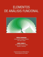 Elementos de análisis funcional
