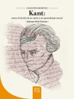 Kant: entre el hecho de la razón y el aprendizaje moral