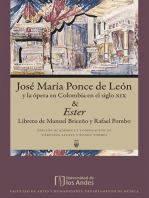 José María Ponce de León y la ópera en Colombia en el siglo xix & Ester, Libreto de Rafael Pombo