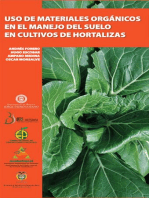 Uso de materiales orgánicos en el manejo de suelo en cultivo de hortalizas