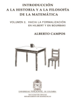 Introducción a la historia y a la filosofía de la matemática