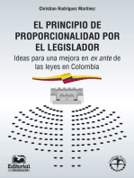 El principio de proporcionalidad por el legislador