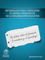 Metodología para configurar el modelo pedagógico de la organización escolar