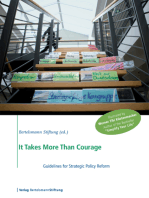 It takes More Than Courage: Guidelines for Strategic Policy Reform