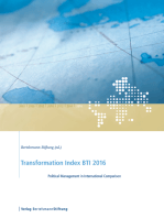 Transformation Index BTI 2016: Political Management in International Comparison