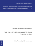 The 2014 Egyptian Constitution: Perspectives from Egypt