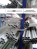 Guía práctica de dimensionado de tuberías: Agua, gas, calefacción y energía solar