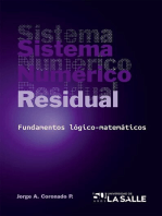 Sistema numérico residual: Fundamentos lógico-matemáticos
