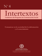 Intertextos. Cuadernos del Programa de Comunicación Social (Nº 4): Comunicar en la sociedad de la información y el conocimiento
