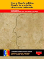 Ética y filosofía política, filosofía de la religión e historia de la filosofía: I Congreso Colombiano de Filosofía. Volumen III