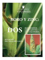 Boro y Zinc: Dos elementos limitantes en Colombia