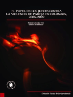 El papel de los jueces contra la violencia de pareja en Colombia, 2005-2009