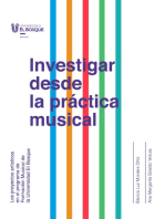 Investigar desde la práctica musical: Los proyectos artísticos en el programa de formación musical de la Universidad El Bosque