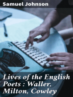 Lives of the English Poets : Waller, Milton, Cowley