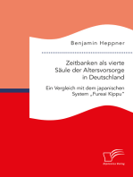 Zeitbanken als vierte Säule der Altersvorsorge in Deutschland. Ein Vergleich mit dem japanischen System „Fureai Kippu“