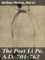 The Poet Li Po, A.D. 701-762