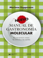 Nuevo manual de gastronomía molecular: El encuentro entre la ciencia y la cocina