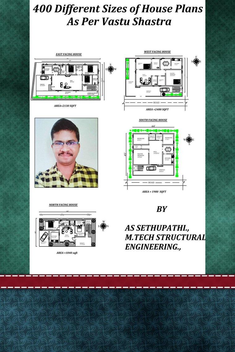 400 Different Sizes of House Plans As Per Vastu Shastra by 
