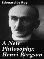 A New Philosophy: Henri Bergson