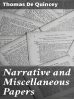 Narrative and Miscellaneous Papers