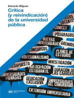 Crítica (y reivindicación) de la universidad pública