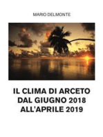 il clima di arceto dal giugno 2018 all'aprile 2019