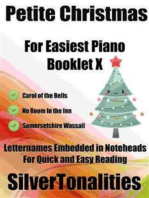 Petite Christmas for Easiest Piano Booklet X
