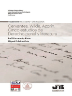Cervantes, Wilde, Azorín: Cinco estudios de Derecho penal y literatura