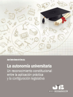 La autonomía universitaria: Un reconocimiento constitucional entre la aplicación práctica y la configuración legislativa