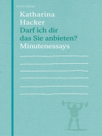 Darf ich dir das Sie anbieten?: Minutenessays