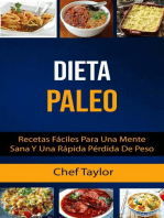 Dieta Paleo: Recetas Fáciles Para Una Mente Sana Y Una Rápida Pérdida De Peso