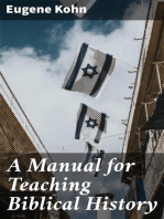 A Manual for Teaching Biblical History