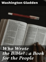 Who Wrote the Bible? 