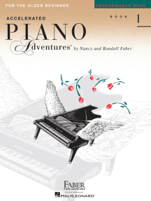 Accelerated Piano Adventures for the Older Beginner: Performance Book  1