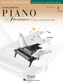 Accelerated Piano Adventures for the Older Beginner: Technique & Artistry, Book 1