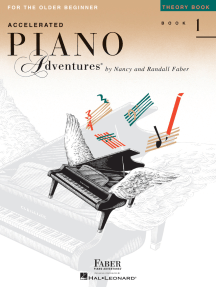 Accelerated Piano Adventures for the Older Beginner: Theory Book 1