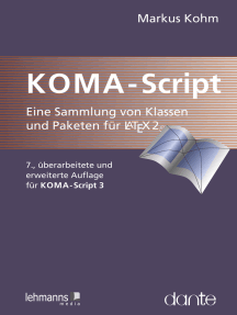 KOMA-Script: eine Sammlung von Klassen und Paketen für LaTeX 2ε