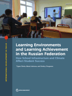 Learning Environments and Learning Achievement in the Russian Federation: How School Infrastructure and Climate Affect Student Success