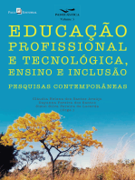 Educação profissional e tecnológica, ensino e inclusão