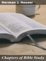 Chapters of Bible Study: A Popular Introduction to the Study of the Sacred Scriptures