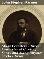 Musa Pedestris - Three Centuries of Canting Songs and Slang Rhymes [1536 - 1896]