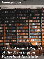 Third Annual Report of the Kensington Parochial Institute