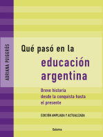 Qué pasó en la educación argentina