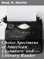 Choice Specimens of American Literature, and Literary Reader: Being Selections from the Chief American Writers
