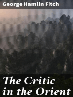 The Critic in the Orient
