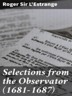 Selections from the Observator (1681-1687)