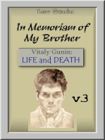 In Memoriam of my Brother. V. 3. Creative Works