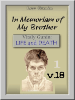 In Memoriam of my Brother. V. 18-1. The Residences. The App. on Proletarskaya (1). Book 1.