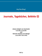 Journale, Tagebücher, Befehle (I): Johann Adolph von Zezschwitz 17.07.1812-27.07.1812 und Heinrich Christian von Klengel 30.07.1812-28.02.1813